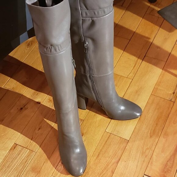 NWOT Botkier gray over the knee leather boots - Picture 6 of 6